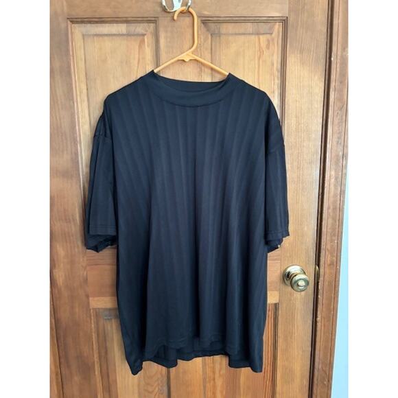 Men Black PGA XXL Short Sleeve Shirt - 100% Polyester - Picture 1 of 3